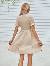 Slim-fit Short Sleeve Dress