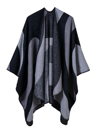 Geometric Colour Matching Beach Shawl