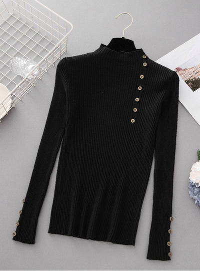 Women Slim Soft Jumper Sweater Female Knit Tops