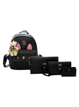 4 Set Animal Shoulder Bag Tote Bag Mini Backpack