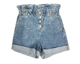 High Waist Loose Wide Leg Denim Shorts
