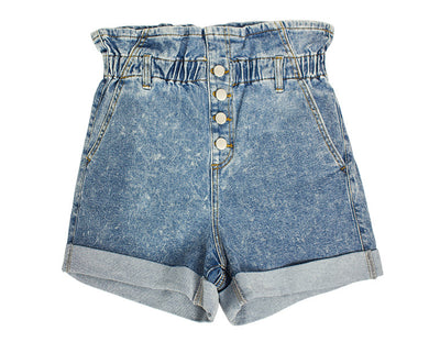 High Waist Loose Wide Leg Denim Shorts