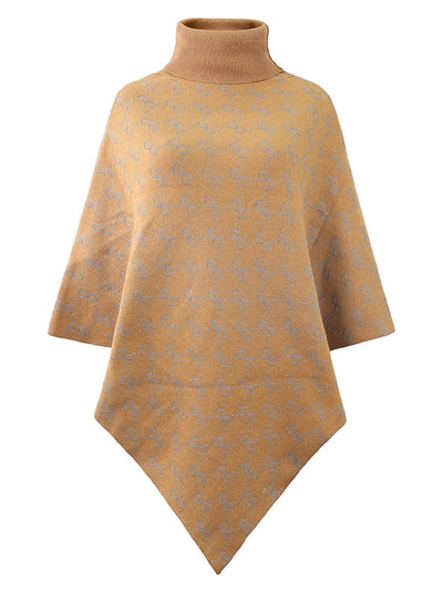 Collar Sweater Cape Shawl Coat