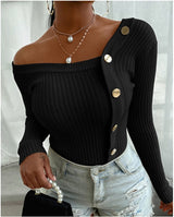 Ladies All-match Sweater Single-breasted Knitted Cardigan