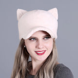 Cap Whole Skin Sheep Shearing Warm Ear Protection