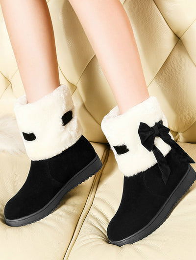 Women's Winter Snow Boots Woman Platform Ankle Boot 