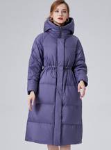 Thickened Waist Hooded Winter Coat