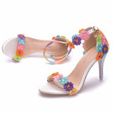 Famous Style Lace Beading Sandals