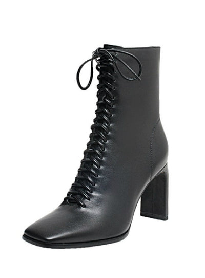 Women Ankle Boots Fashion Cross Strap High Heel