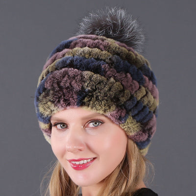 Fur Warm Wool Ball Hat Wool Hat