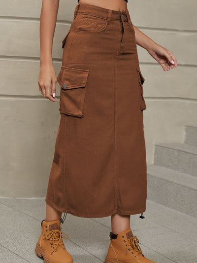 Casual Mid-length Skirt