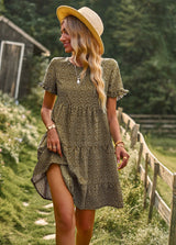 Leisure Holiday Printed Dress