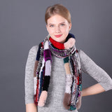 Women Rex Rabbit Fur Scarf
