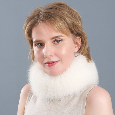 Fox Fur Collar Female Fur Keeps Warm Winter