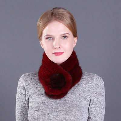 Fur Scarf Female Winter Mink Joker Thickened Keep Warm