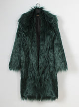 Women's Suit Collar Coat Faux Fur Coat Coat
