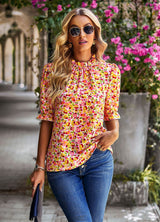 Women's Holiday Print Shirt Top