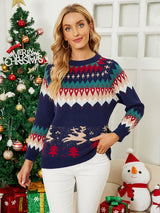 Women Christmas Day Deer Sweater