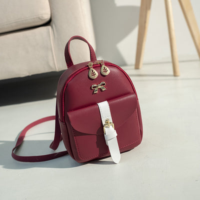 Women's Mini Backpack Luxury PU Leather