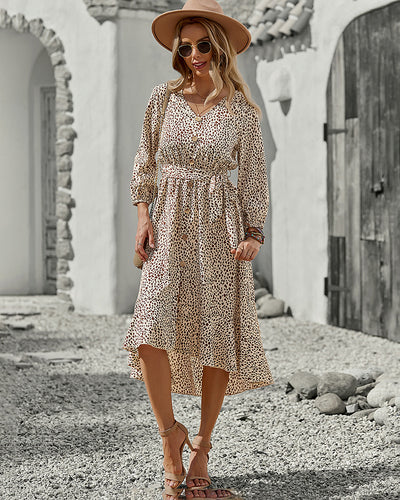 Women Long Casual Button Dress