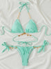 Pearl Crystal Pendant Strap Sexy Swimsuit