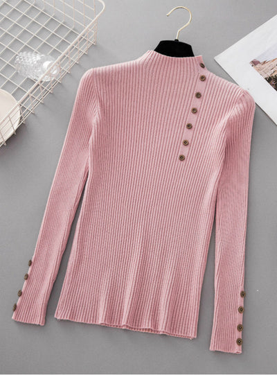 Women Slim Soft Jumper Sweater Female Knit Tops