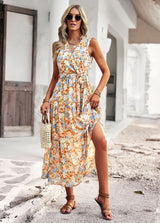 Leisure Holiday Silm Waist Vest Dress