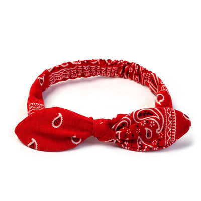 Women Suede Soft Solid Print Headbands