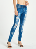 Women Stretch holes Jeans Pant