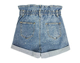 High Waist Loose Wide Leg Denim Shorts