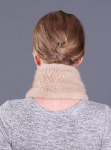 Women's Winter Mink Fur Scarf