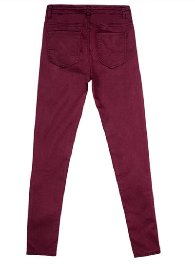 Women Sexy Holes Pant Jeans