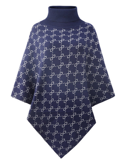 Collar Sweater Cape Shawl Coat