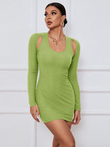 Sexy Long-sleeved Silm Dress