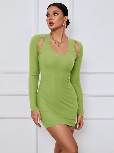 Sexy Long-sleeved Silm Dress