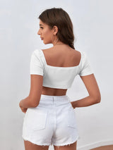 Fashion Slim Knit Top T-shirt