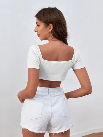 Fashion Slim Knit Top T-shirt