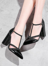 Pointed Toe Shallow Single Shoes High Heels 