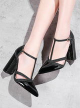 Pointed Toe Shallow Single Shoes High Heels 