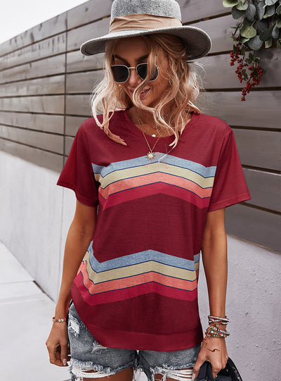 Summer Short Sleeve Shirt T-shirt