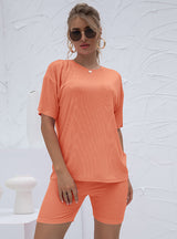 Home Leisure Suit Loose Solid Color Sports Suit