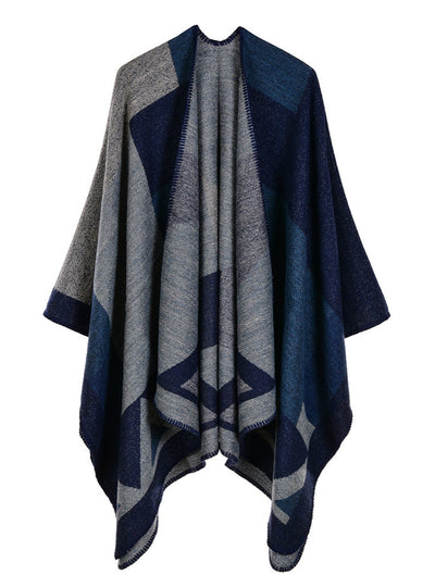 Diamond Mud Dots Gradually Cashmere Jacquard Shawl