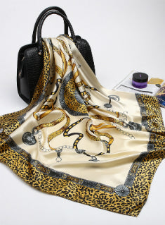 Scarf Women Brand Silk Scarfs Foulard Square 