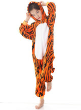 Tiger Flannel Pajamas Children Cartoon Animal