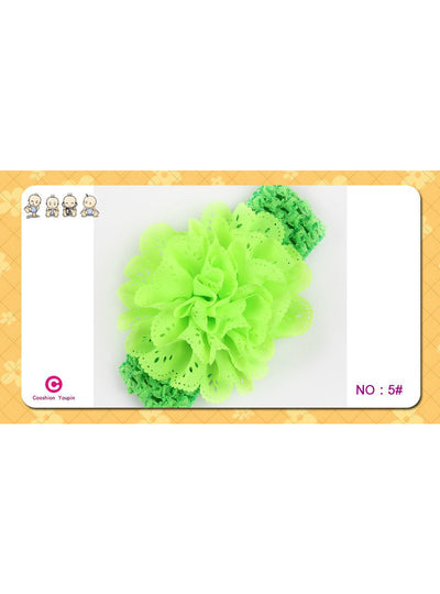 Flower Elasticity Width Elastic Hair Band Kids Flower