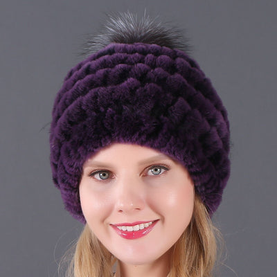 Fur Warm Wool Ball Hat Wool Hat