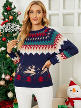 Women Christmas Day Deer Sweater