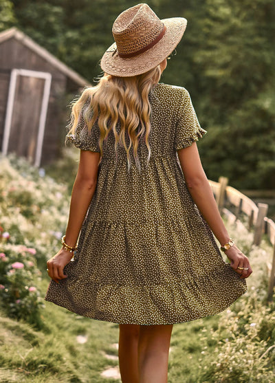 Leisure Holiday Printed Dress