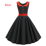 Retro Print Vintage Dress