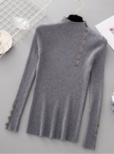Women Slim Soft Jumper Sweater Female Knit Tops